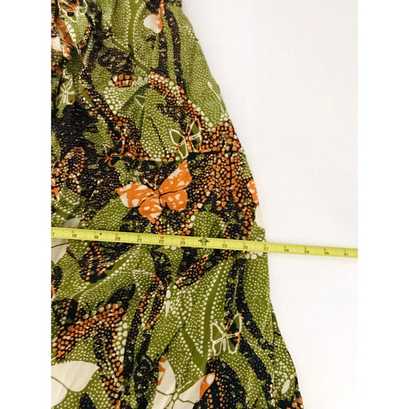 Anthropologie | Women's Green V-Neck Kenzie Parrott Beaded Mini Dress Size XXS - Picture 9 of 12